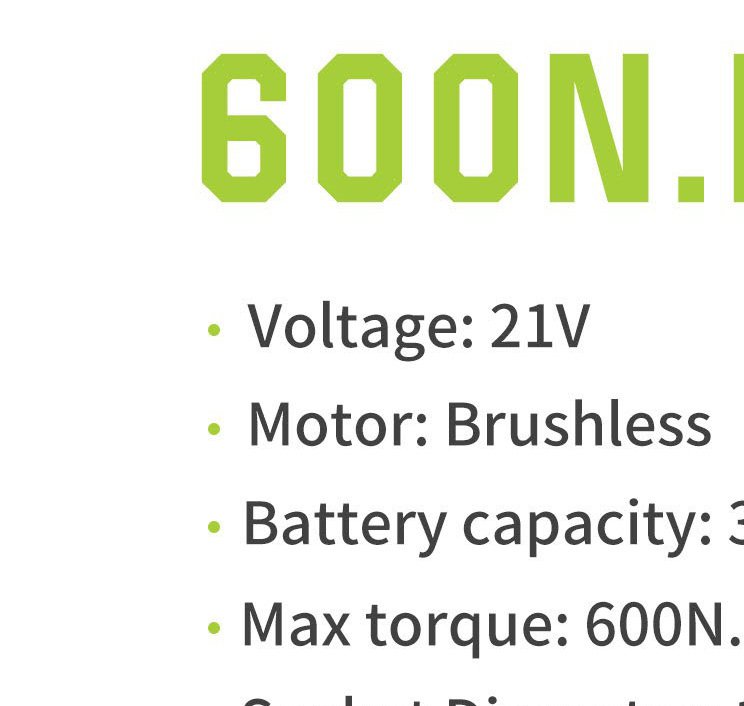 21V 600 N.m Brushless Impact Wrench FH-8621B Application / detail image 1