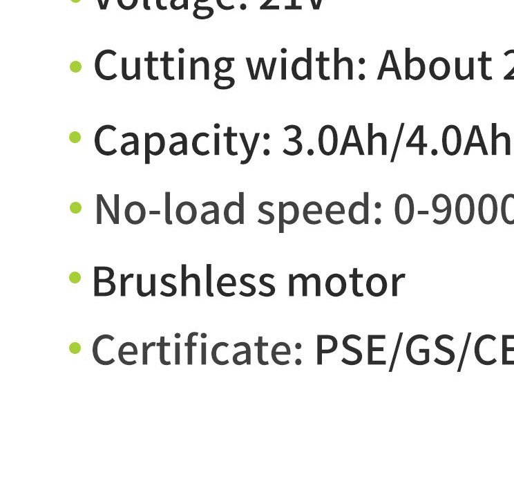 21V Cordless Grass Trimmer FH-GT210 Application / detail image 1
