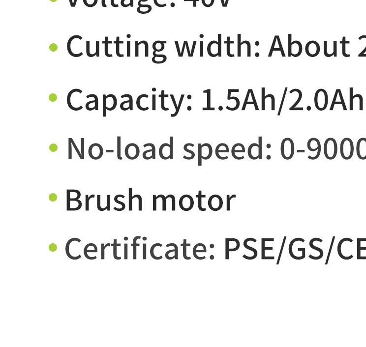 40V Cordless Grass Trimmer FH-GT410 Application / detail image 1