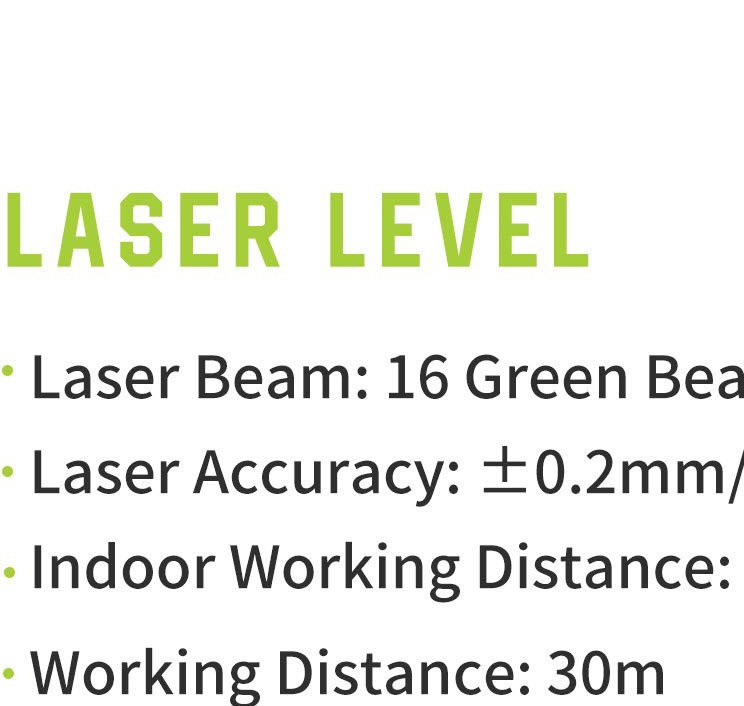 21V 16-Line Green Laser Level 515nm FH-LASER-LEVEL-03 Application / detail image 2
