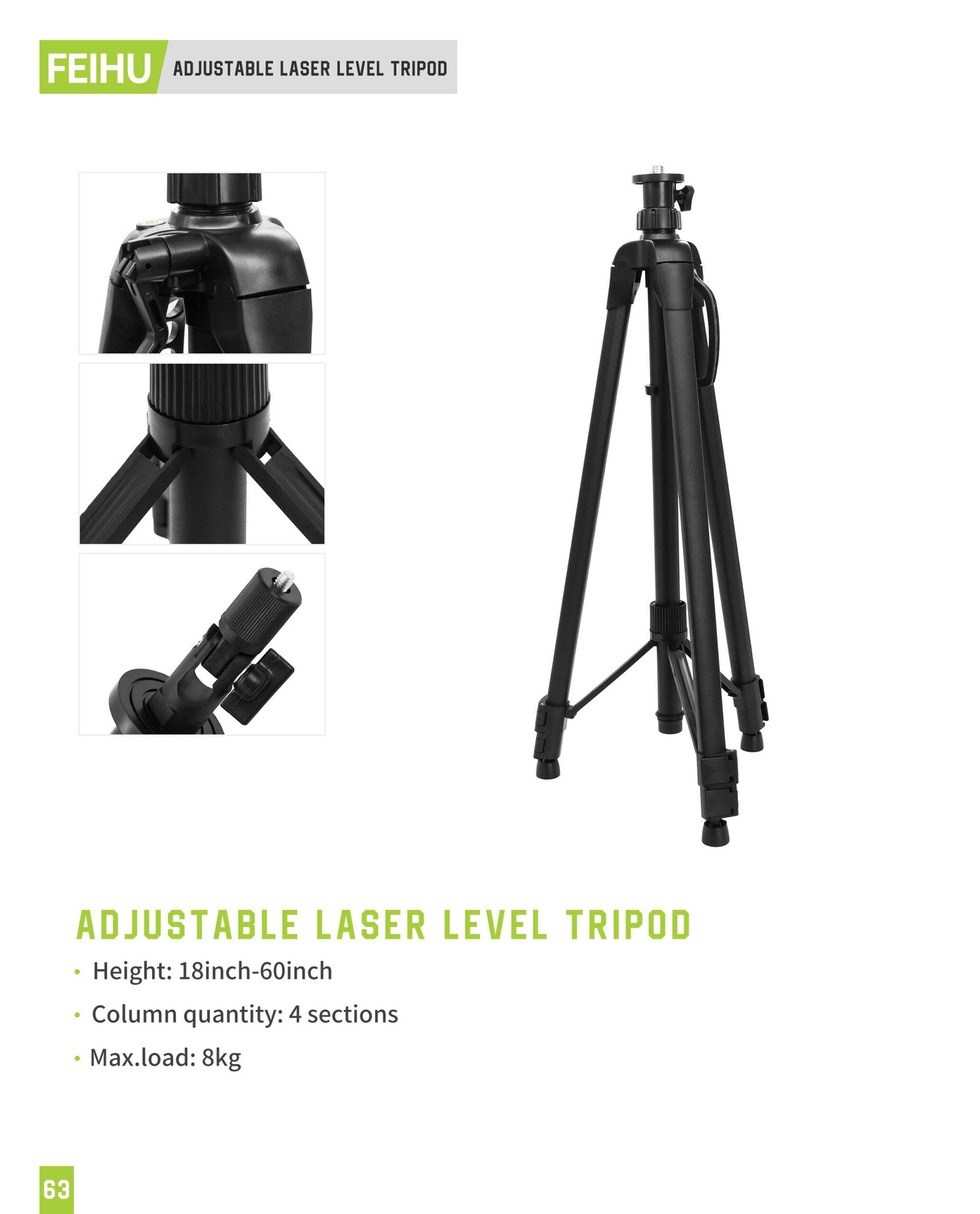 Adjustable Laser Level Tripod FH-TRIPOD-ADJUSTABLE Application / detail image 4