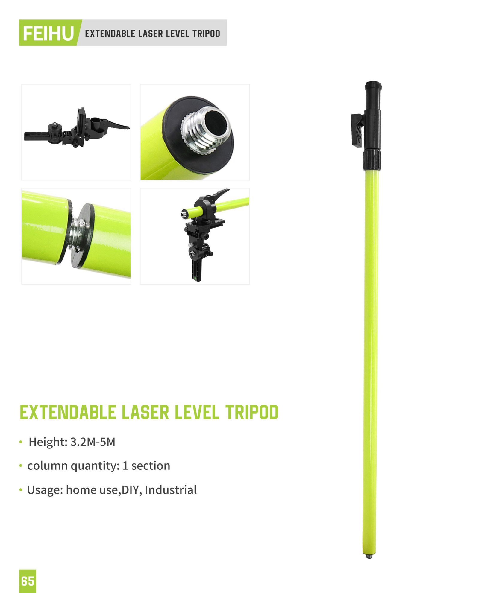 Extendable Laser Level Tripod FH-TRIPOD-EXTENDABLE Application / detail image 3