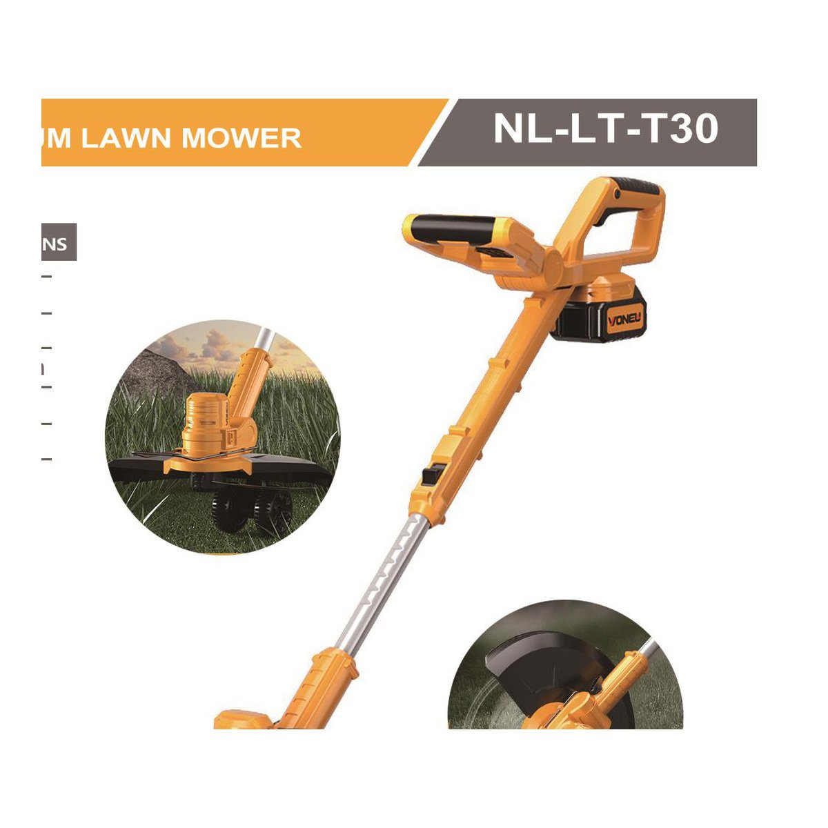 Cordless Lawn Trimmer NL-LT-T30